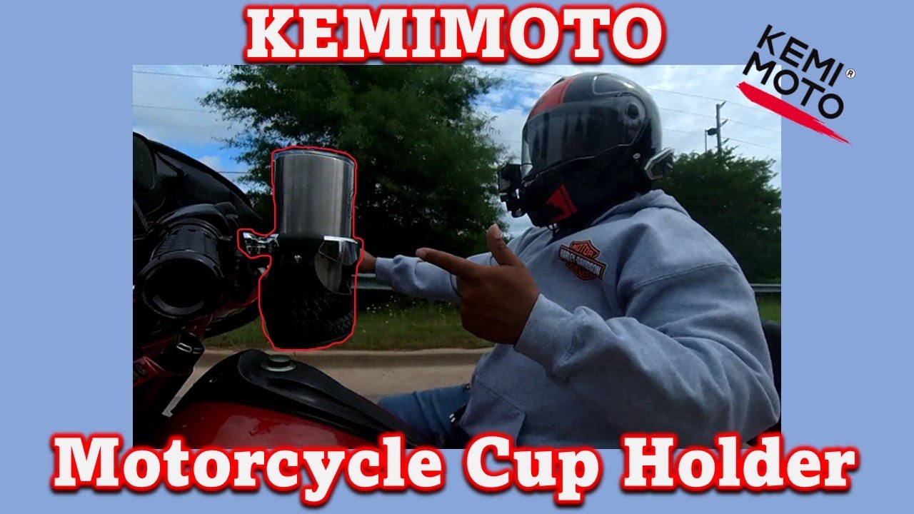 KEMIMOTO Motorcycle Cup Holder | Review & Test