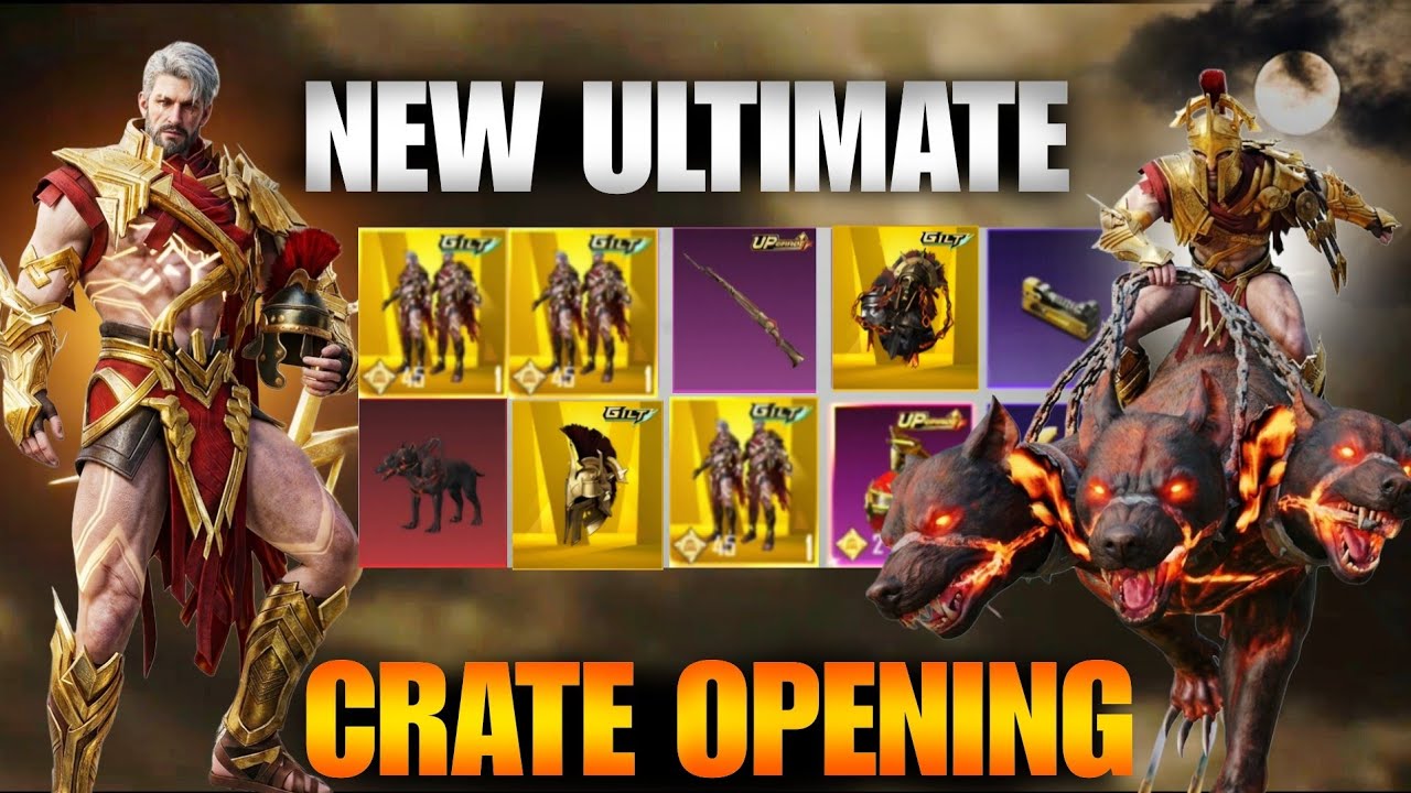 10 UC Luck on Top 🔥 New Spartan King Ultimate Set Crate Opening 😍 #bgmi #gaming #crateopening #ajax 