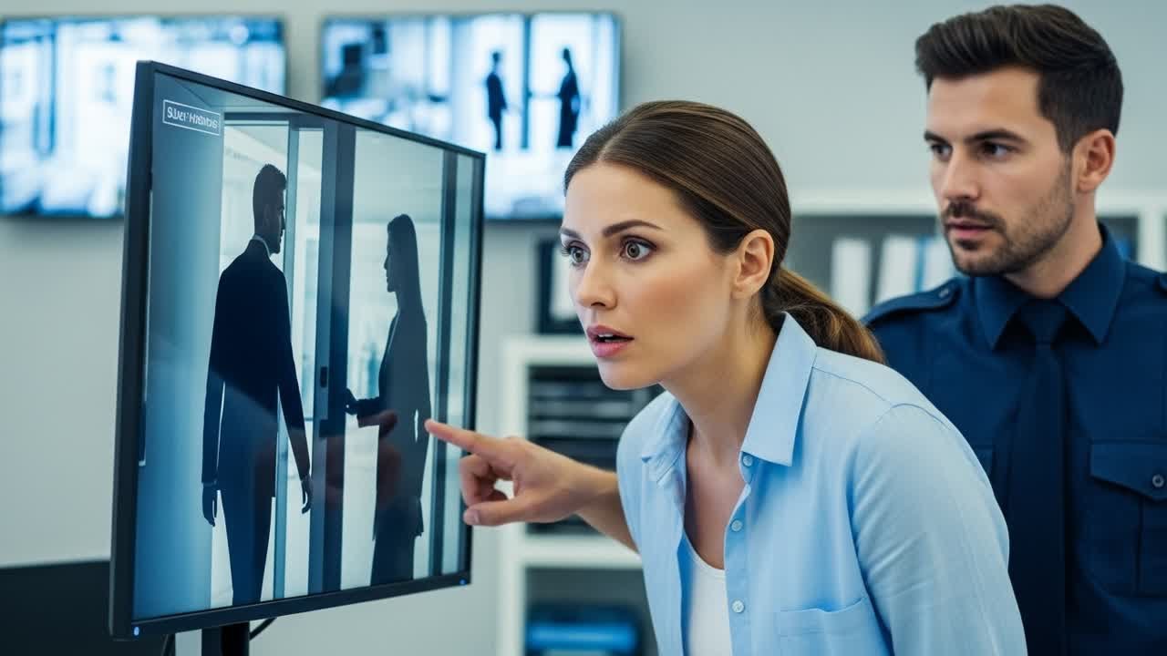 El guardia de seguridad dijo: “Señora… él no vino solo anoche” — Y me mostró la grabación