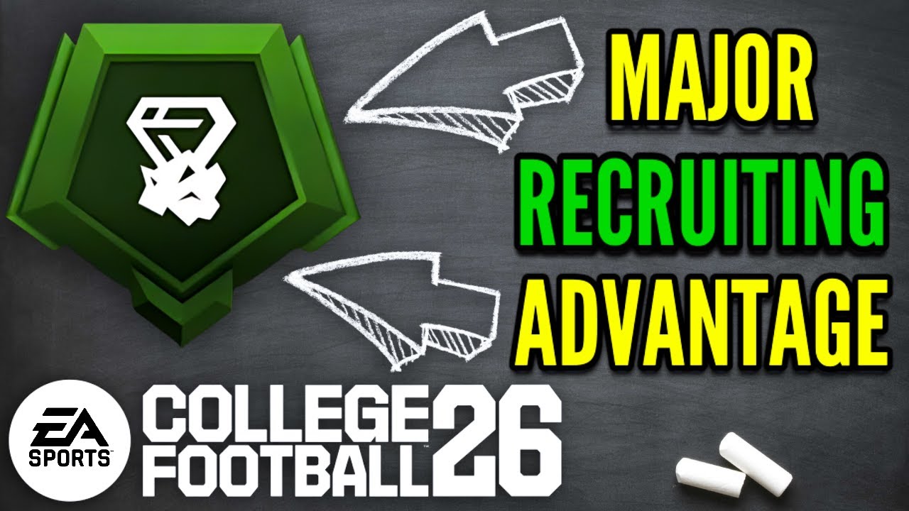 EARLY GAME RECRUITING CHEAT CODE IN COLLEGE FOOTBALL 26 !!!