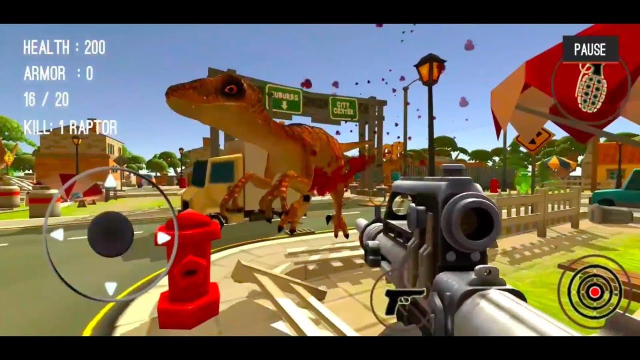 Dinosaur Hunter Dino City 2017 #32 (Level 31 - Raptors) - Android/iOS Gameplay