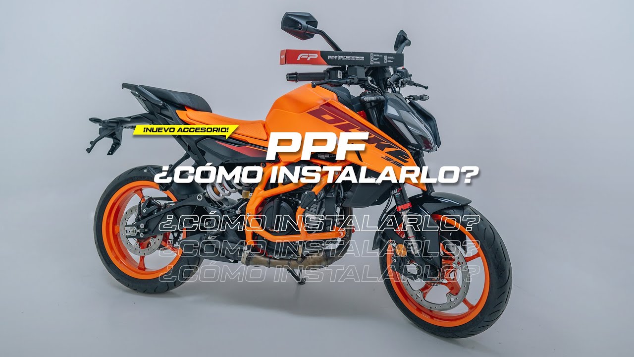 ¿Cómo instalarlo? Paint Protection Film FP (PPF) Protege tu Moto con Estilo!