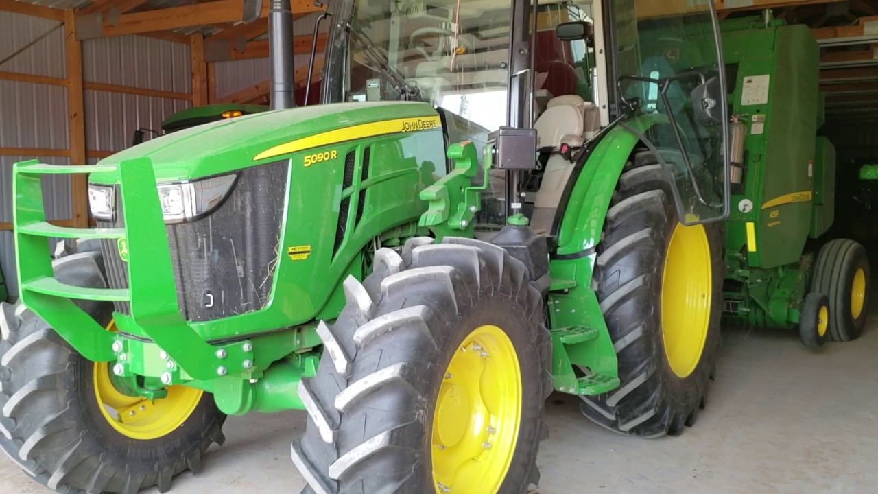 Baling Hay with J. Deere Tractors this Fall