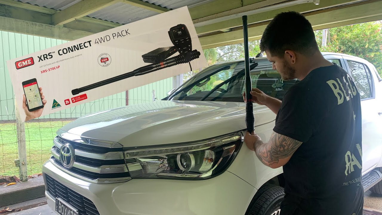 УСТАНОВКА GME UHF НА N80 HILUX!