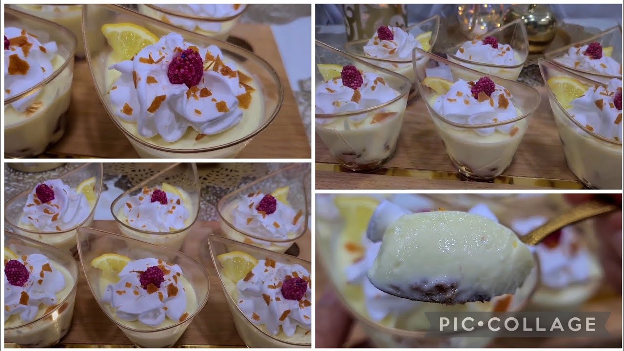 ديسير بارد ومنعش وما ينشبعش💥تحلية موس الليمون بنة خيالية لازم نديرها في رمضان