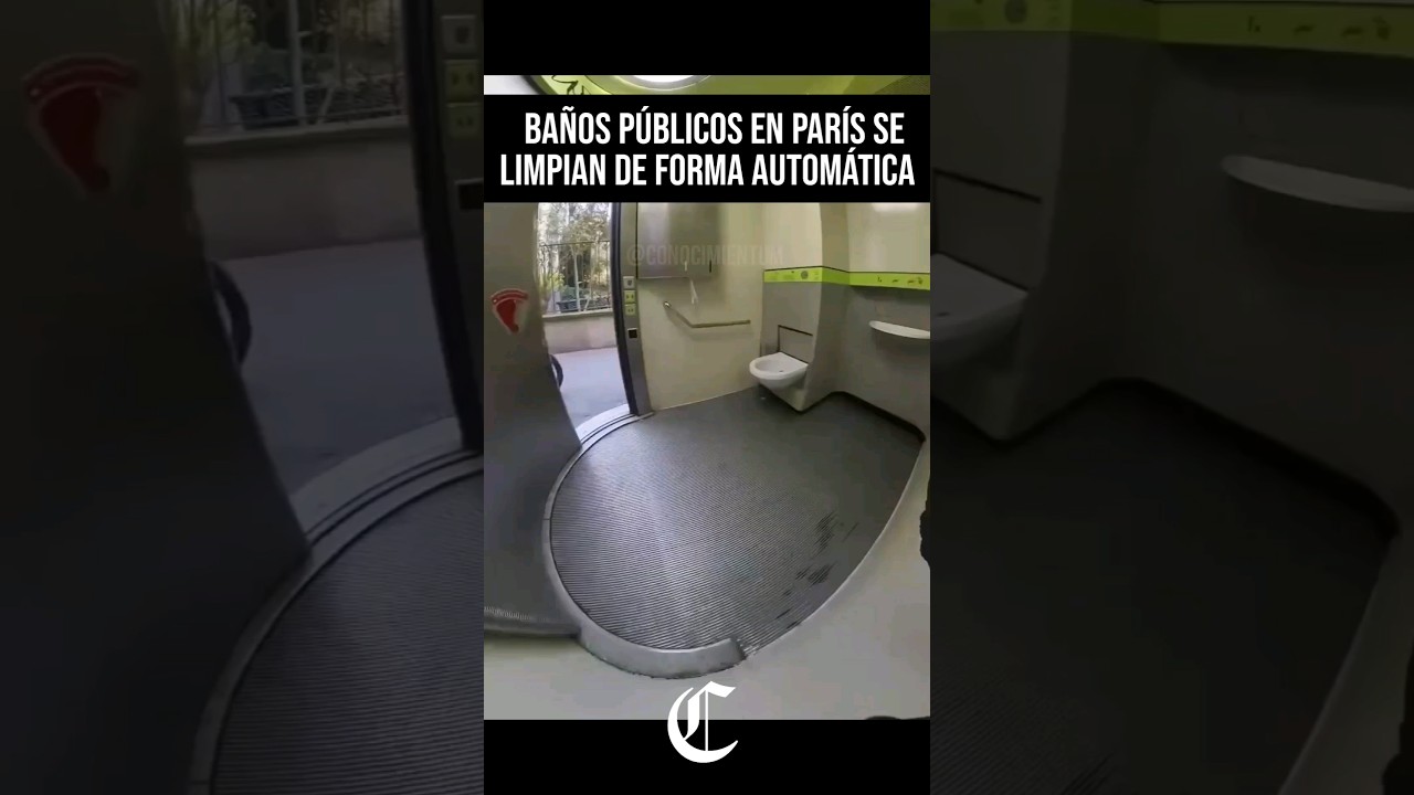 🚿 Limpieza Automatizada en Ba&ntilde;os P&uacute;blicos de Par&iacute;s #innovaci&oacute;n #tecnolog&iacute;a #curiosidades #sabiasque