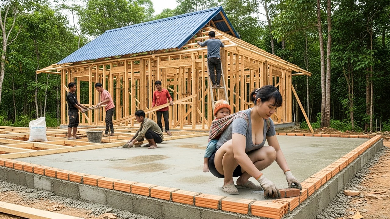TIMELAPSE: Young Single Mother Leaves an Unfaithful Husband to Build a New Life with Her Child