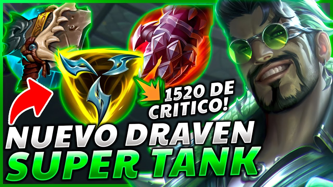 😱¡SUPER DRAVEN TANKE con +3300 VIDA y +450 AD! ASÍ es la NUEVA BUILD de DRAVEN en esta SEASON