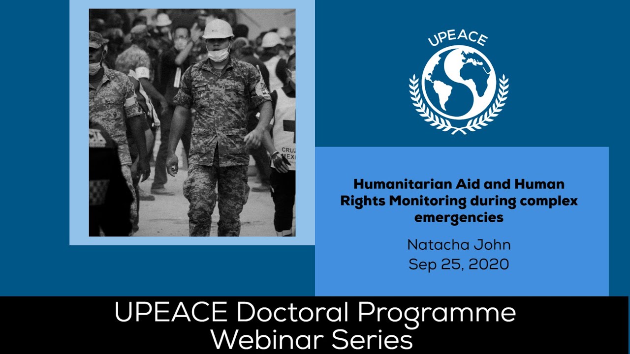 Webinar Humanitarian Aid and Human Rights Monitoring