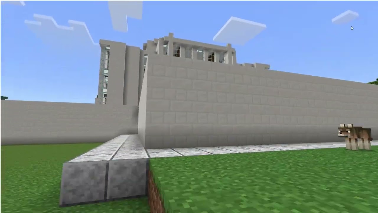 Cardston Alberta Temple In Minecraft