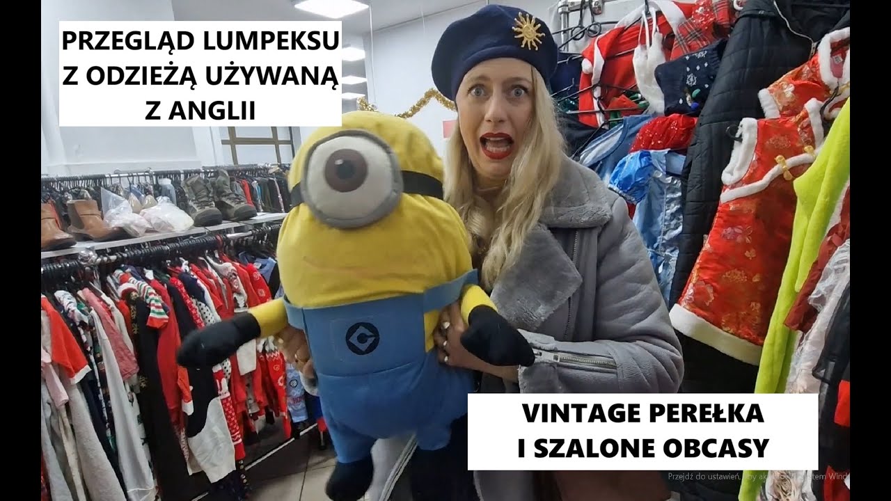 👢NA ŻYWO Z LUMPEKSU | PRZEGLĄD SECOND HAND | VINTAGE PEREŁKA, ODZIEŻ UŻYWANA Z ANGLII