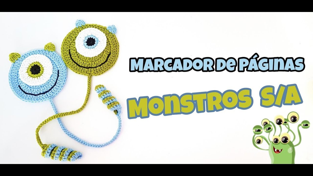 MARCADOR DE PÁGINAS CROCHÊ - (LUANA JAWORSKI)