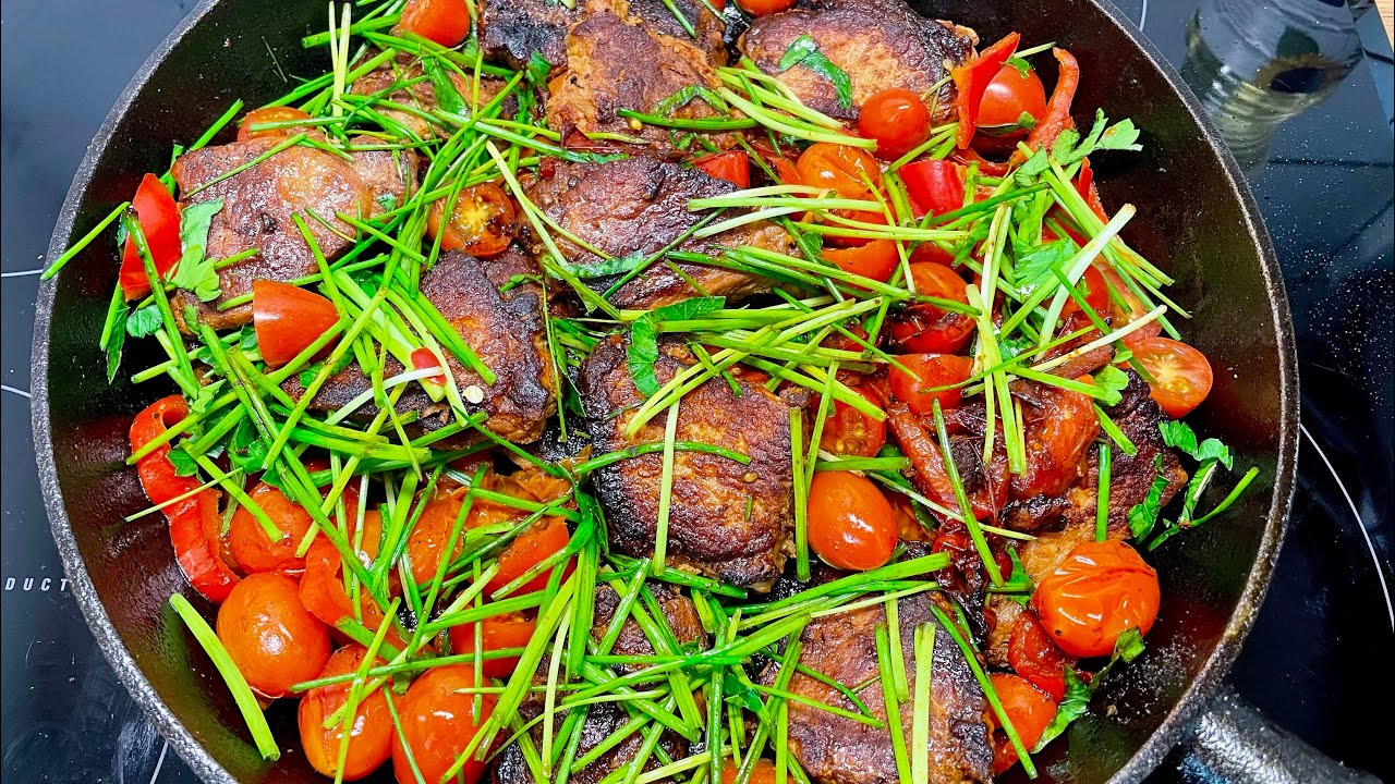 Muşchiuleț de Porc cu Ardei- Mâncare rapidă