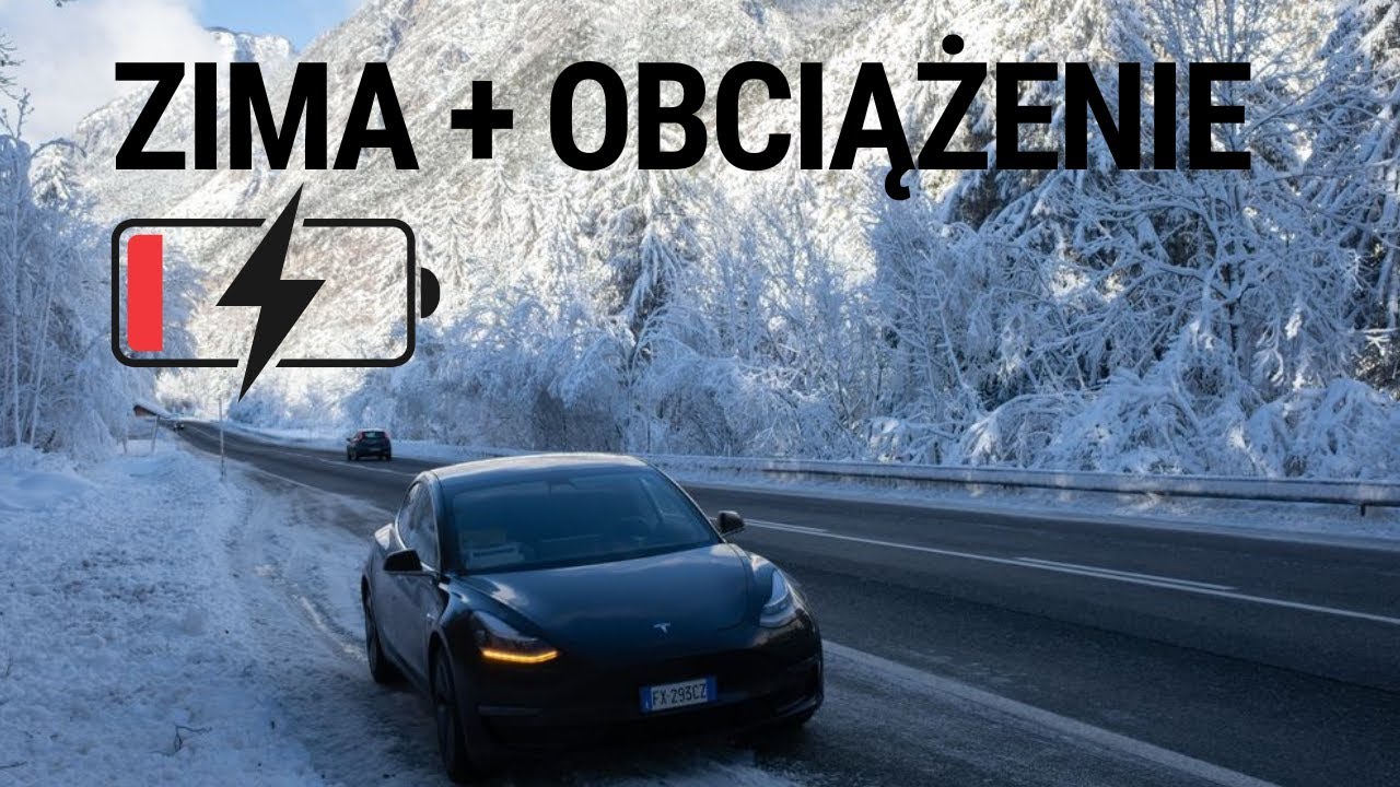 Ile przejedzie Tesla Model Y zimą z kompletem pasażerów i bagażu?!  | EV REPAIR