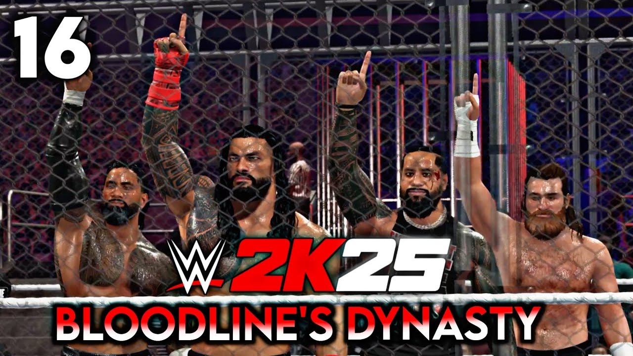 WWE 2K25 - 2K SHOWCASE - Ep 16 | OG Bloodline vs Rogue Bloodline - Civil WarGames