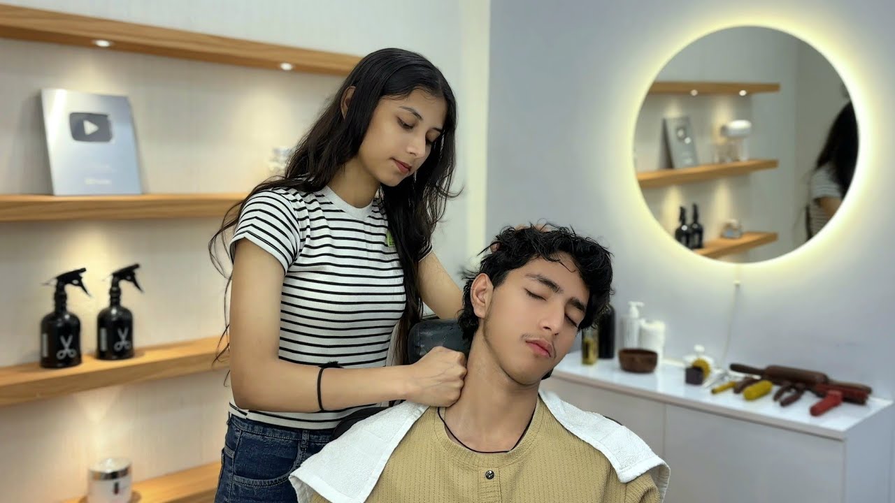 ASMR HEAD MASSAGE by SHIVU BARBER💆🏻&zwj;♂️| Asmr Massage | INSTANT SLEEP💤