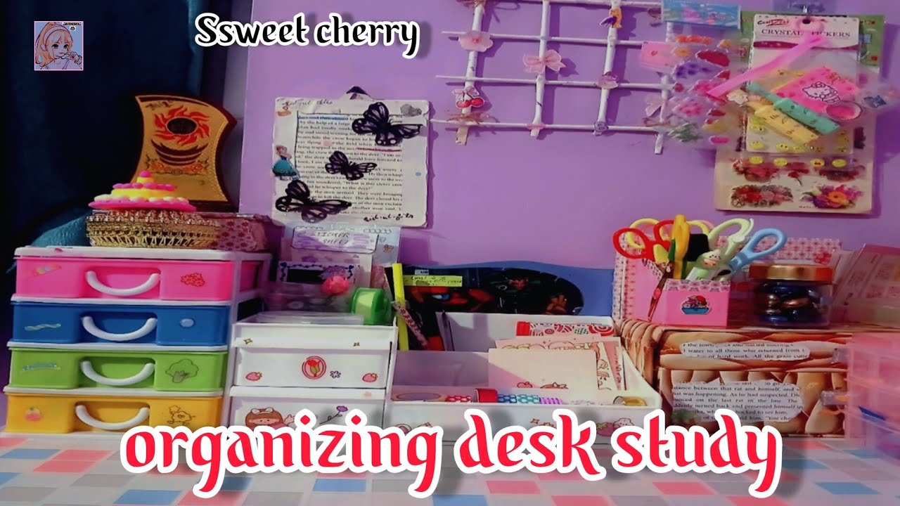 Organizing 👌🏻Desk Study. organising study table asmr🎀17 September 2025