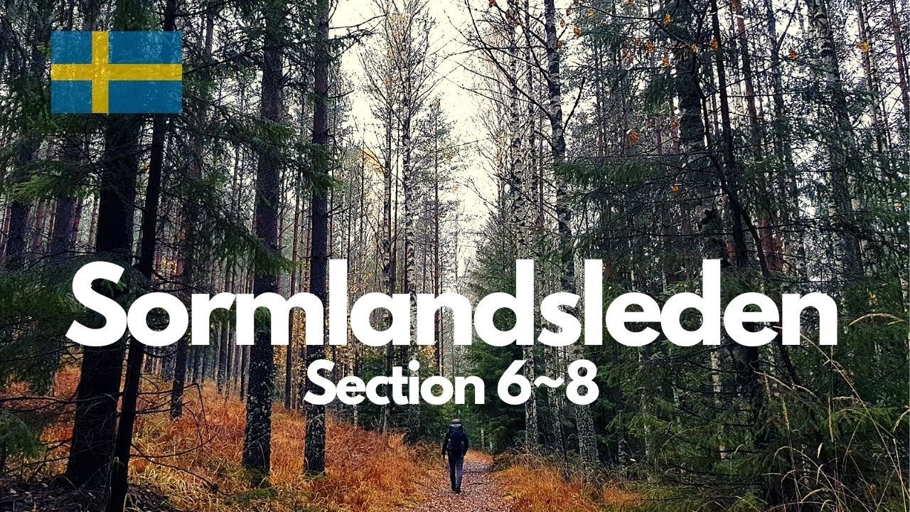 Sörmlandsleden section 6~8 hiking (Paradiset to Södertälje, 32.1Km) - Sweden Stockholm forest