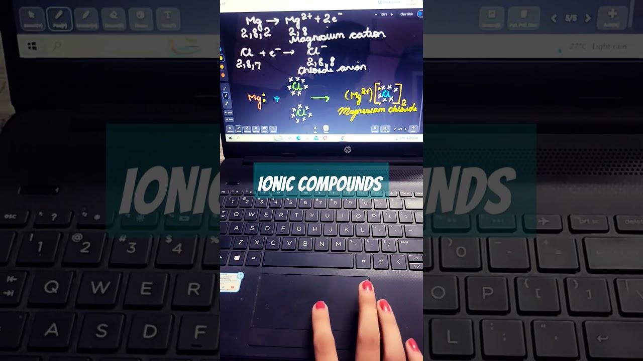 FORMATION OF MAGNESIUM CHLORIDE. 