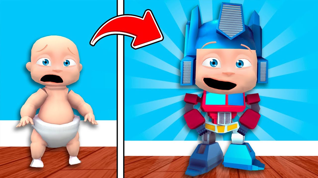 G&Uuml;&Ccedil;L&Uuml; BEBEK ROBOT OLDUM!