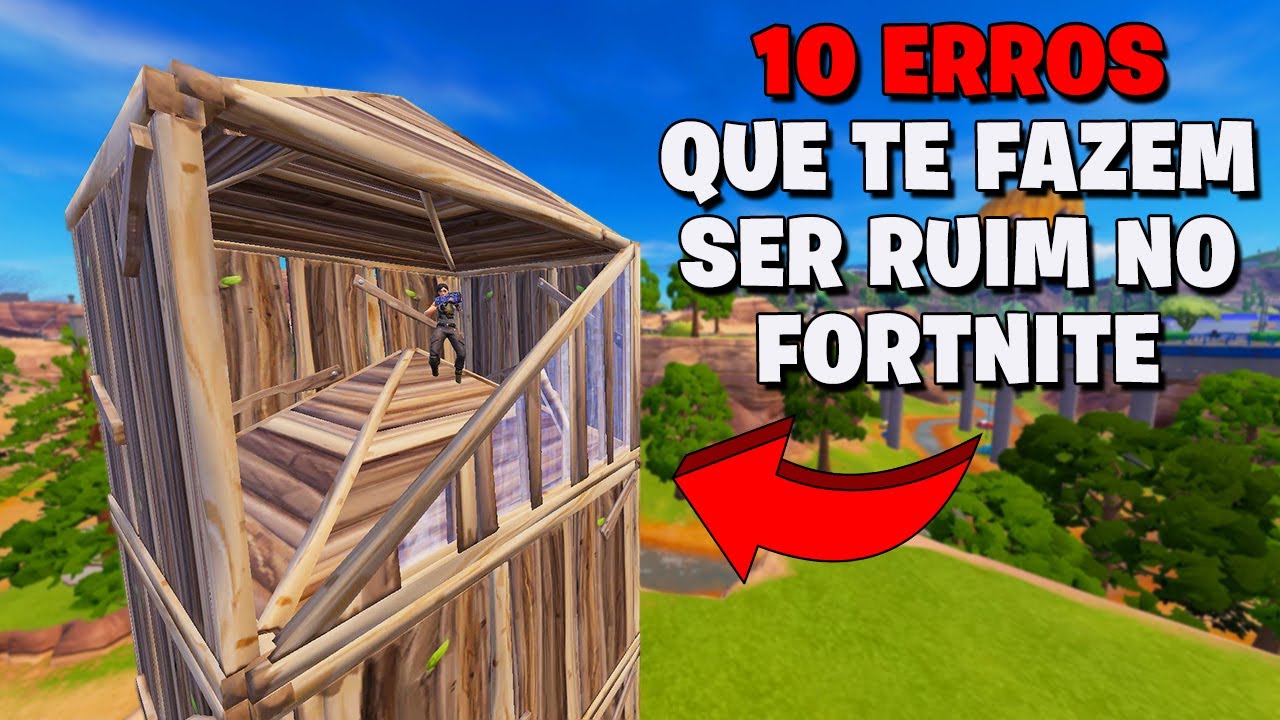 Você PRECISA parar de cometer esses ERROS no fortnite