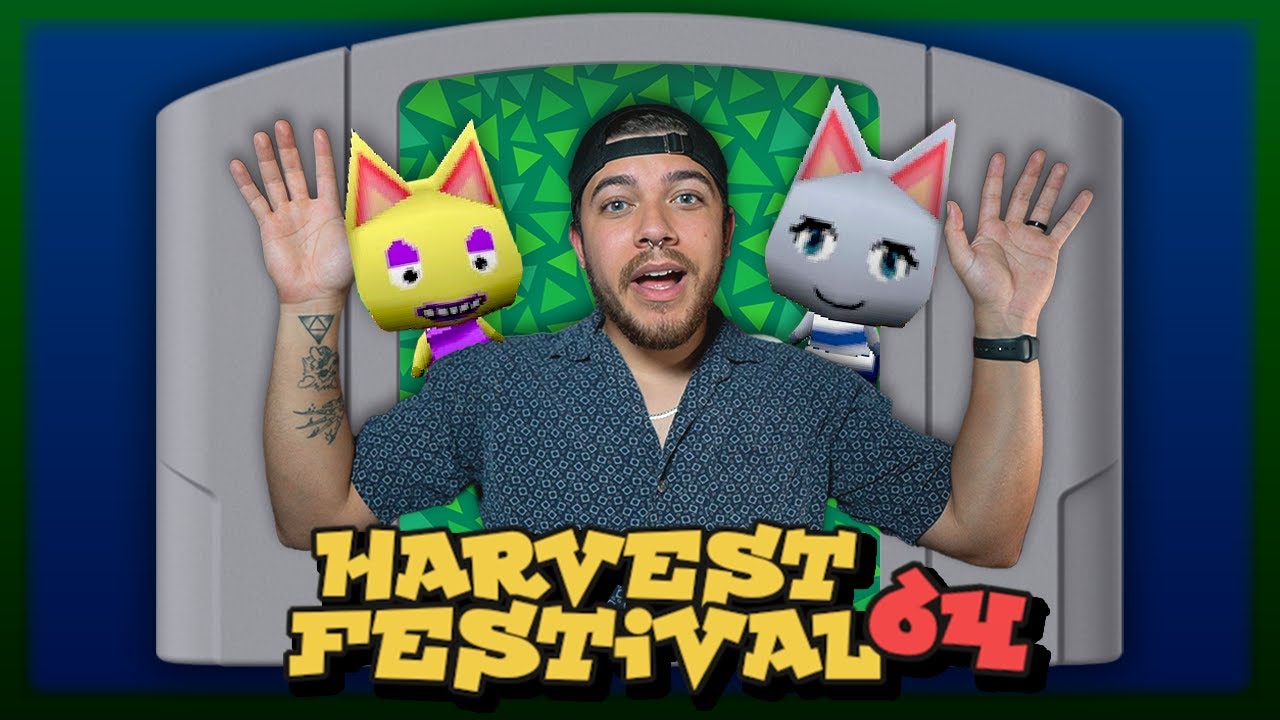 MY ANIMAL CROSSING IS HAUNTED? | Harvest Festival 64