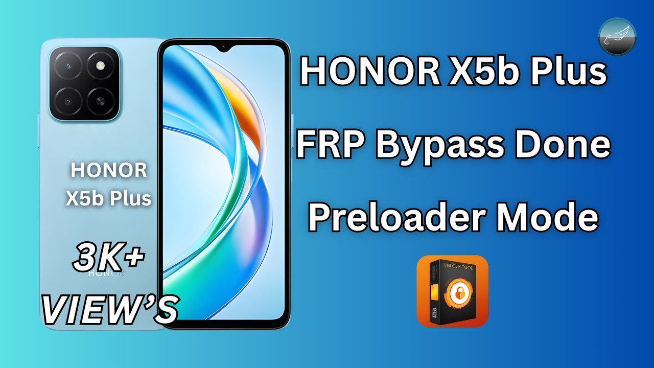 Honor X5b Plus FRP Bypass | FRP Done Unlock Tool Preloader Mode by PhonePoint Pro