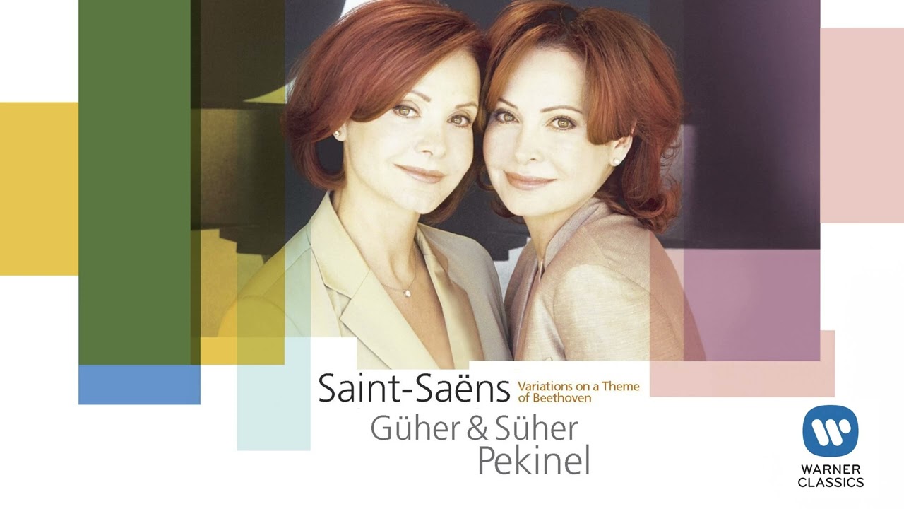 Güher & Süher Pekinel - C. Saint-Saëns - Variations on a theme of Beethoven, op. 35