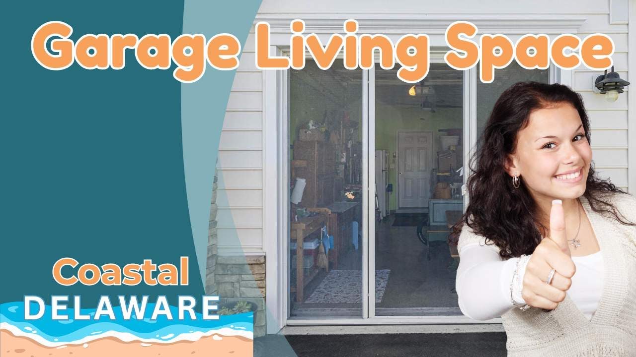 They turned this garage into living space!  Selbyville, Delaware