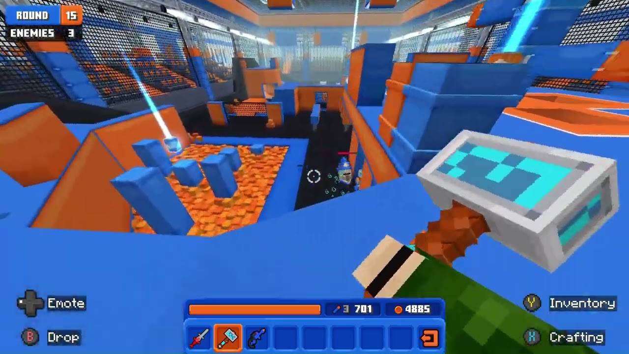 Minecraft Nerf World Mob Survival! 26 Round Personal Record w/o Dying!