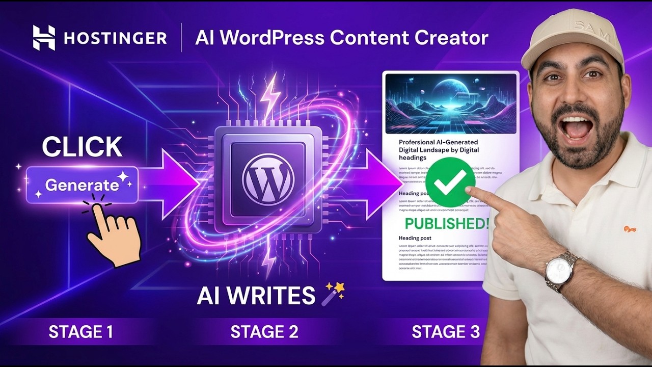 Craft WordPress content effortlessly using the Hostinger AI WP Plugin! 🚀