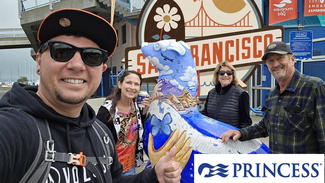 Discovery Princess 7-day Coastal cruise, day 4. San Francisco, Coit tower, and pier 39!
