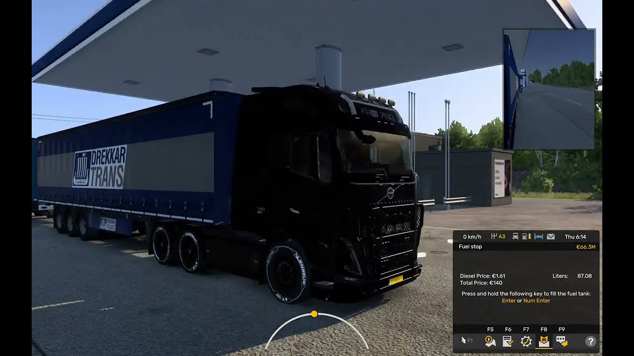 ETS 2 Nordic Horizon Gameplay Volvo (Tromso to Rovaneimi)