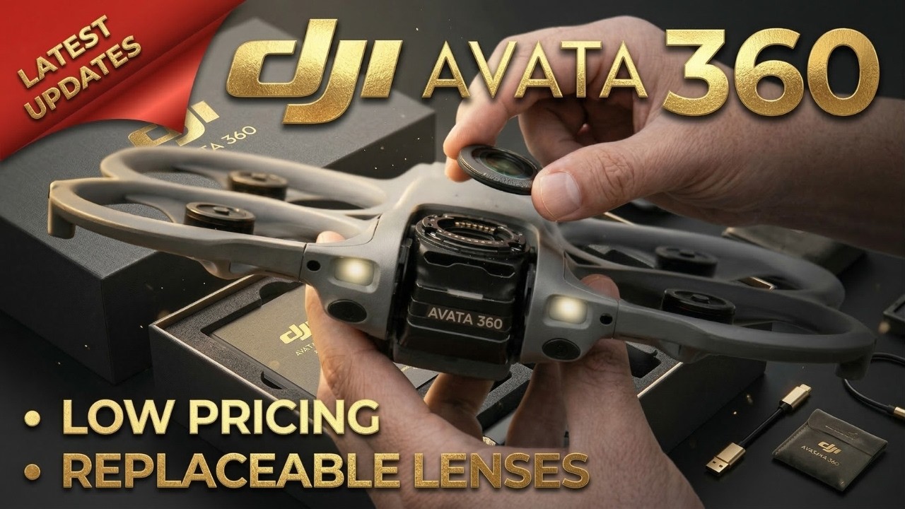 New information DJI Avata 360 Leak: Replaceable Lenses & Competitive Price!🔥🔥🔥
