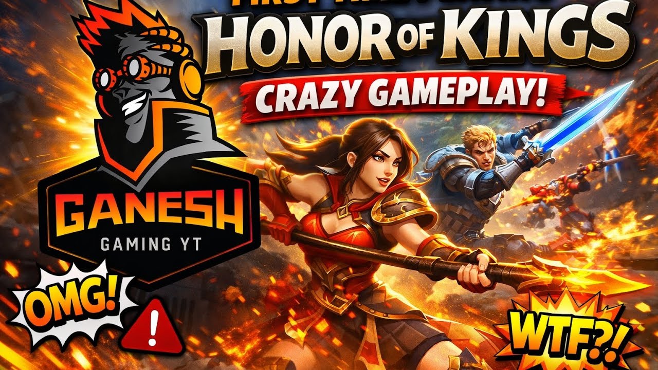😲 First Time Playing Honor of Kings – Crazy Gameplay!