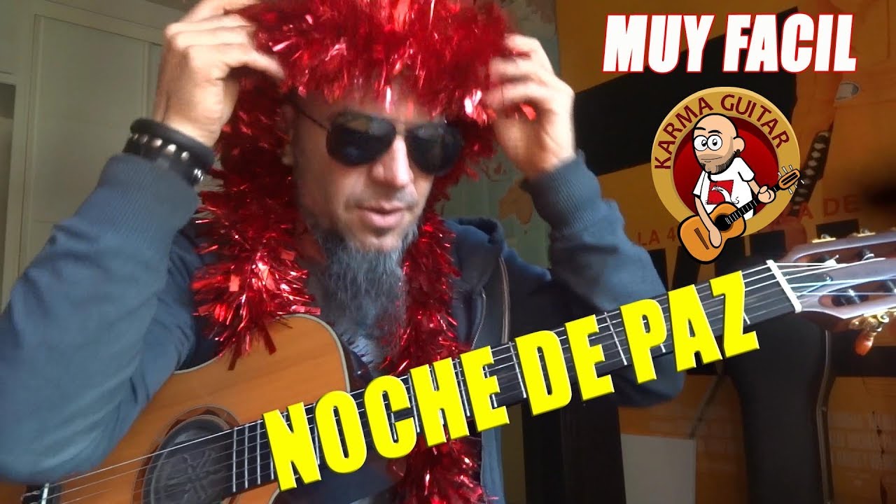 NOCHE DE PAZ en GUITARRA muy FÁCIL | Tutorial VILLANCICOS