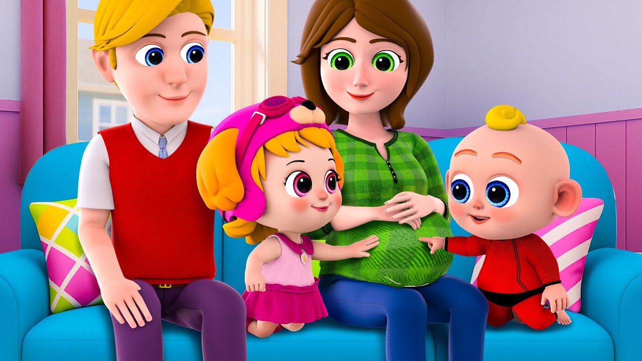 Baby in the womb | Loving songs for the family | Fun animated song for children | PO&PU