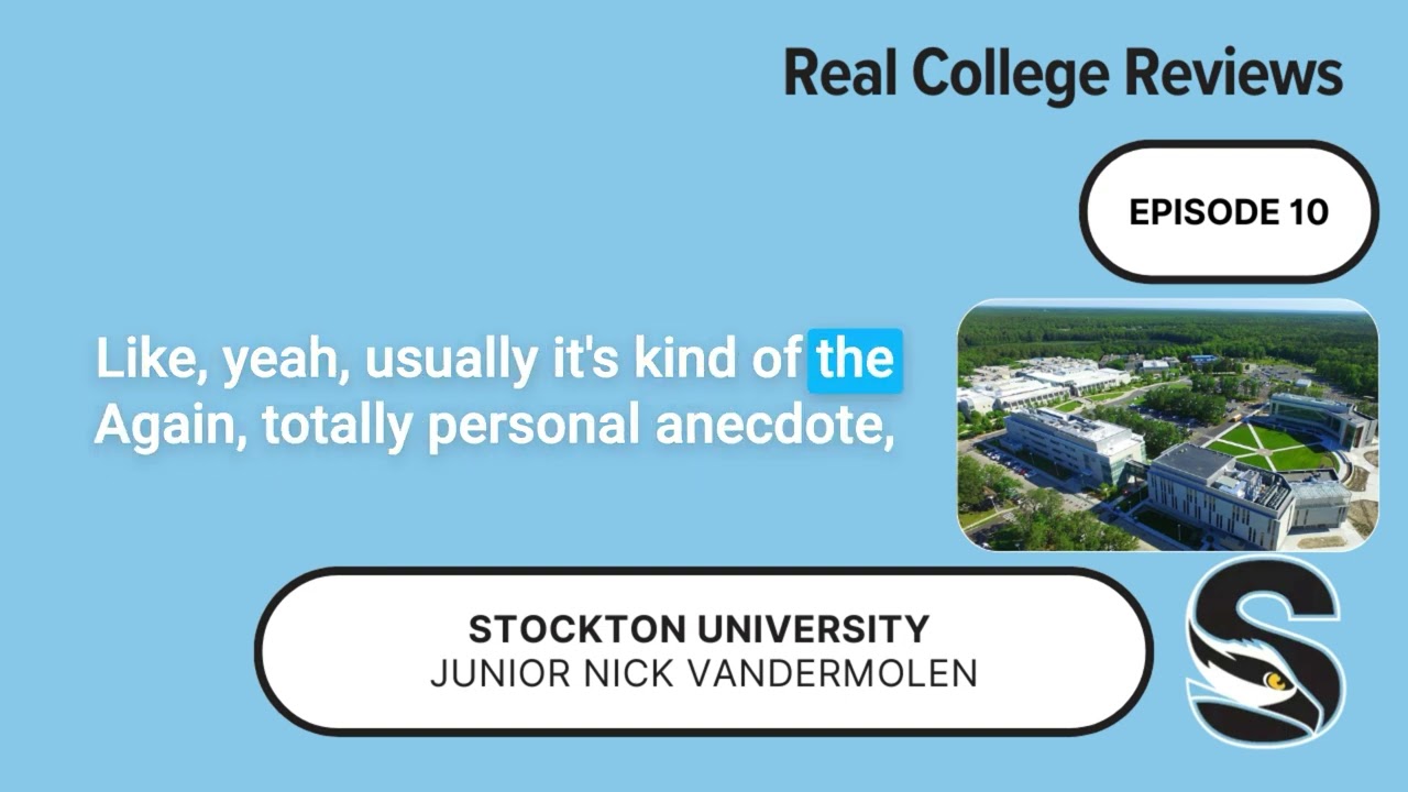 Real College Reviews | Stockton University