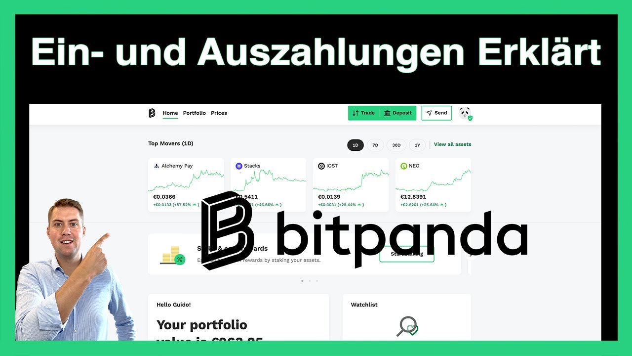 Bitpanda Einzahlungen und Auszahlungen Erkl&auml;rt ✅💶