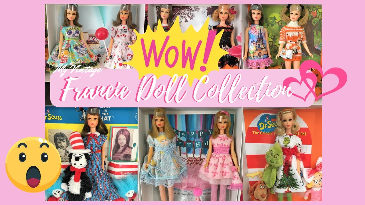 My Vintage Francie Barbie Doll Collection - COME SEE!