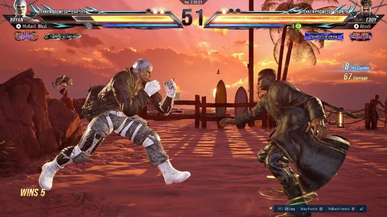 TEKKEN8 online match with abudi king vs Lars