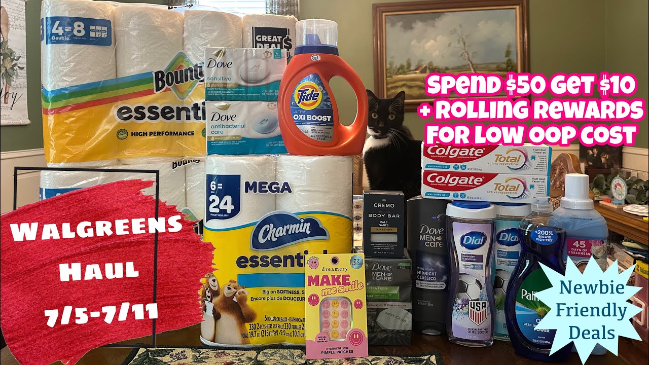ПОКУПКИ В WALGREENS 5/7&ndash;11/7 | ПРОСТЫЕ СКИДКИ + ИСПОЛЬЗОВАНИЕ БОНУСОВ ДЛЯ СНИЖЕНИЯ ЗАТРАТ | ВЫГОД...