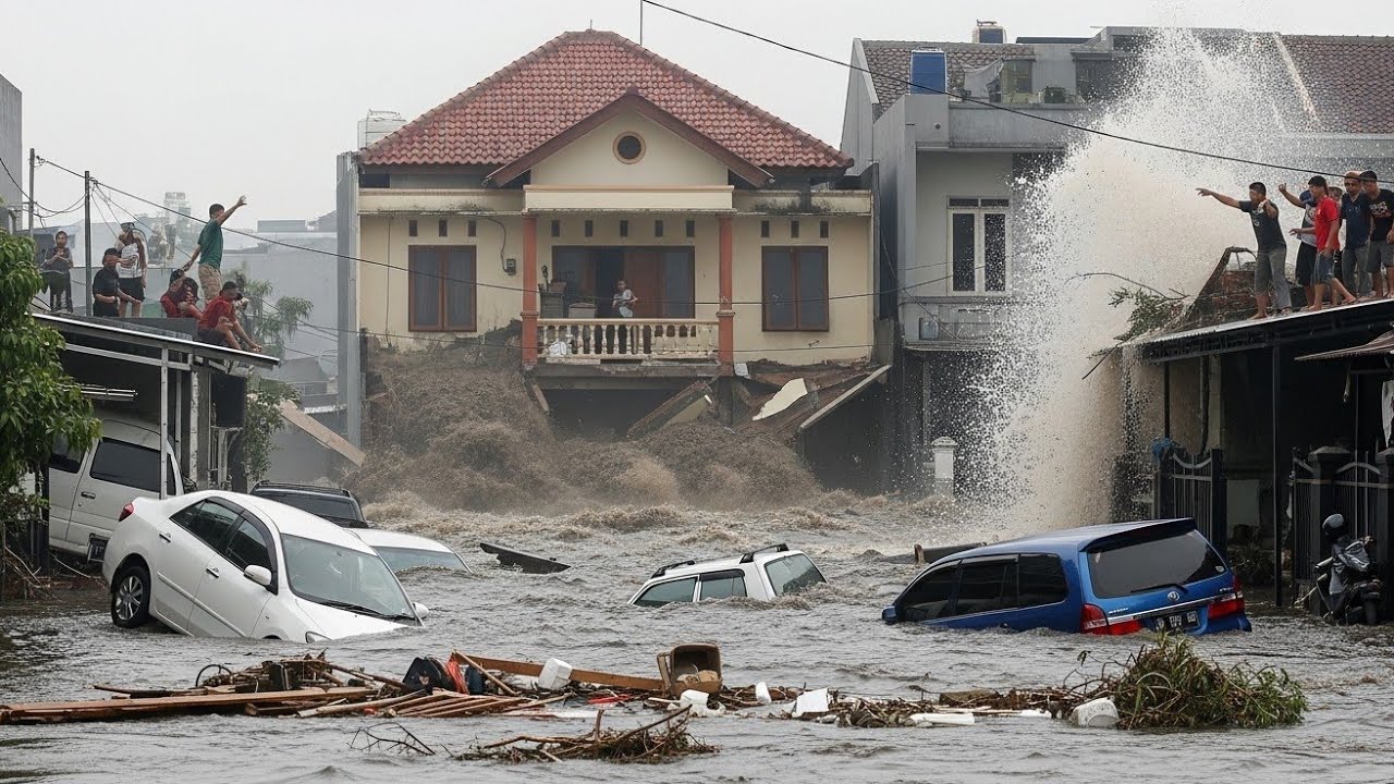 DARURAT BANJIR! Kali Angke Meluap & Tanggul Jebol, Pinang, Ciledug, Karang Tengah Lumpuh