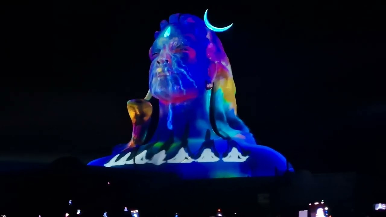 Aadiyogi | Divine Beauty | Shiva | Light Show