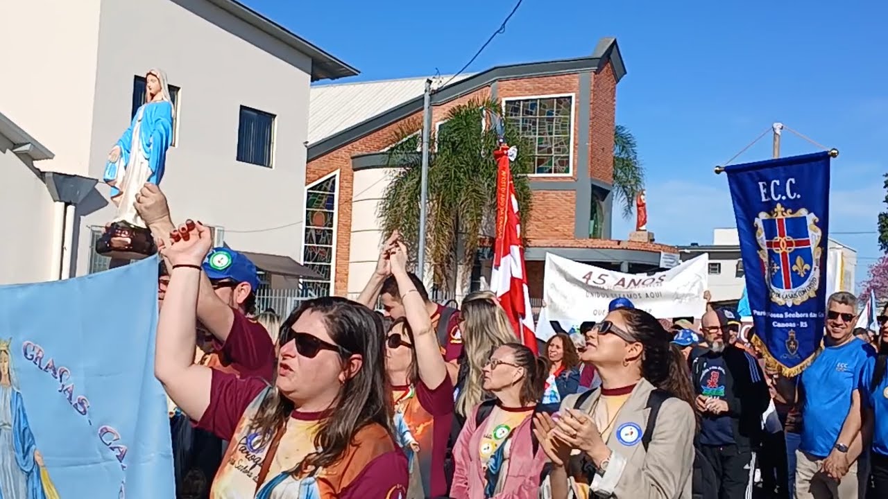 Peregrinos de Esperan&ccedil;a celebram Jubileu do Vicariato de Canoas
