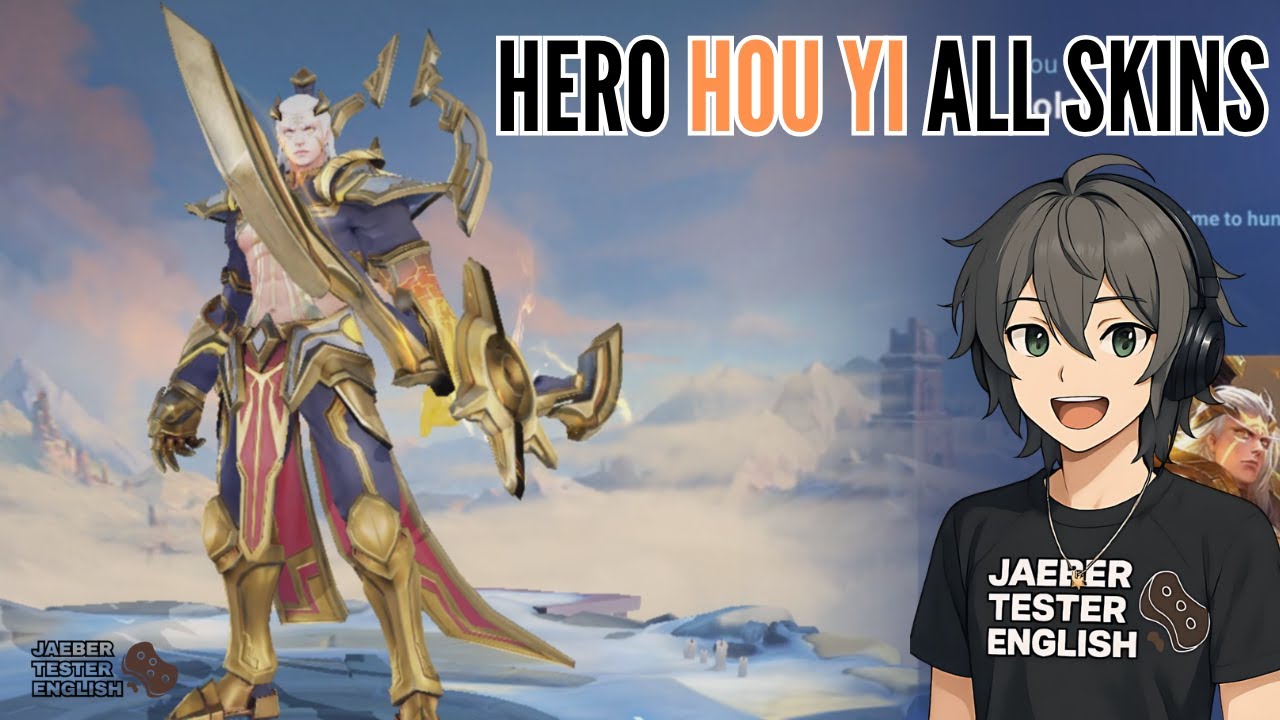 UPDATE!!!! ALL Skins Hero HOU YI in Honor Of KIngs (NO COMMENTARY)