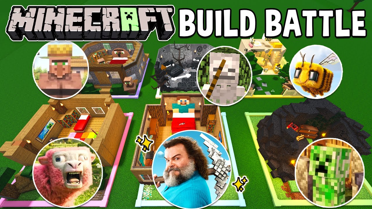МЕГАИСПЫТАНИЕ по строительству в Minecraft!