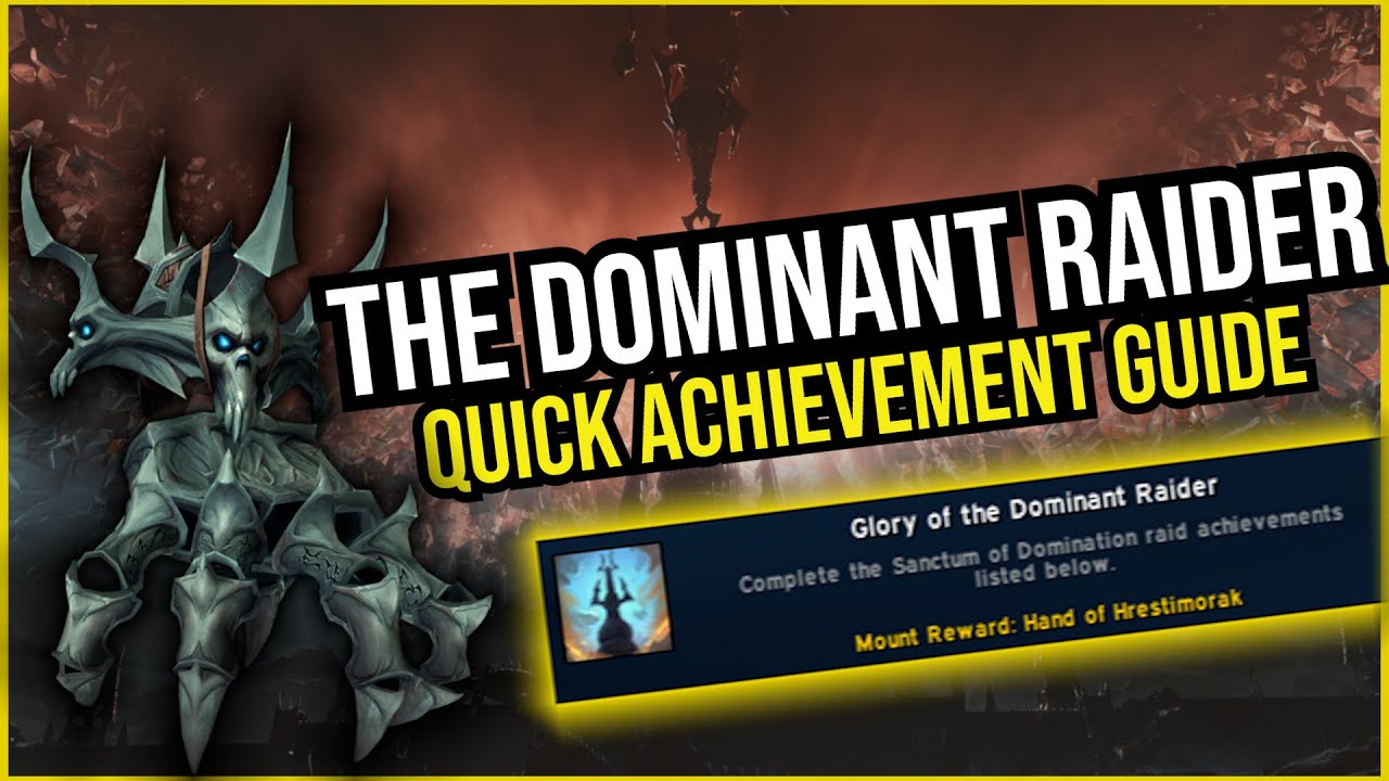 QUICK Glory of the Dominant Raider Guide
