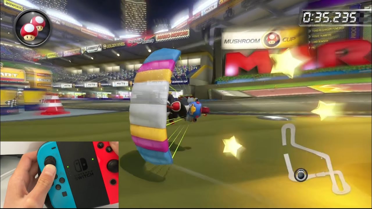 Mario Kart Stadium Time Trial (with hand cam) I Mario Kart 8 Deluxe