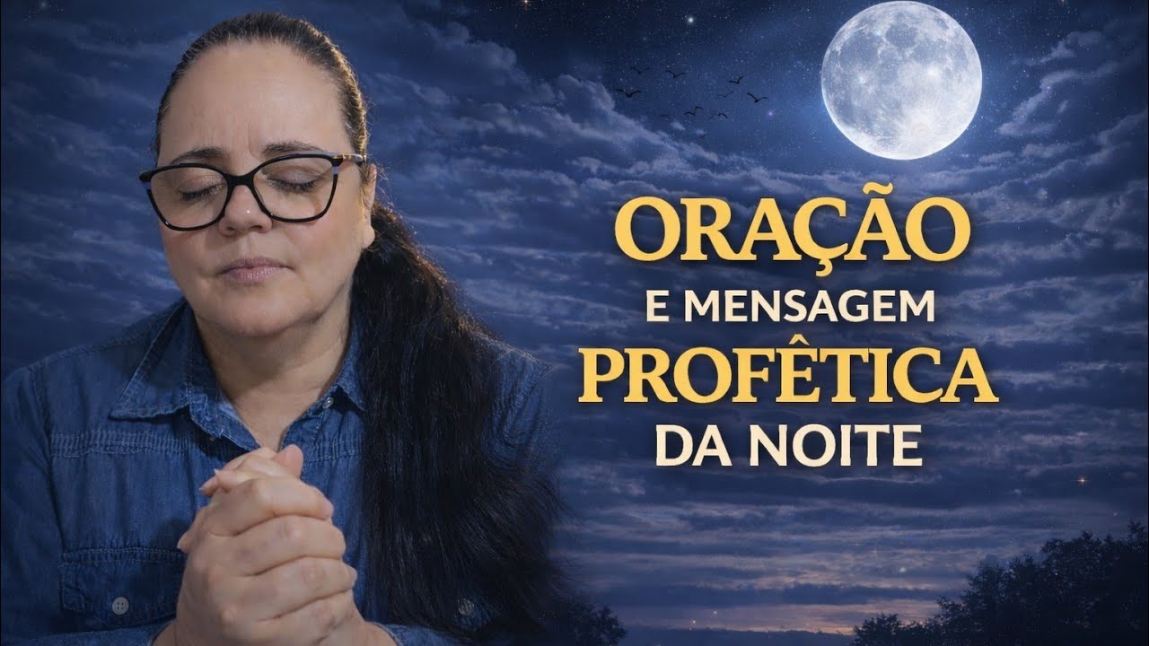 ORAÇÃO E MENSAGEM PROFÉTICA DA NOITE : OS DOIS ALICERCE - DEIXE SEU PEDIDO DE ORAÇÃO 🙌🙏